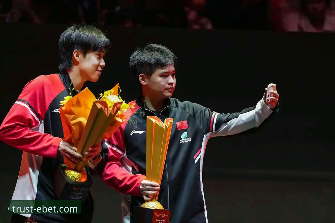 中国男乒世锦赛小组赛横扫英格兰，易倍体育见证林诗栋王楚钦梁靖崑精彩表现